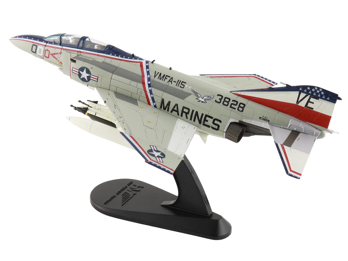 McDonnell Douglas F-4J Phantom II Fighter-Bomber Aircraft "153828 MCAS Iwakuni Japan" (1976) United States Marine Corps "Air Power Series" 1/72 Diecast Model