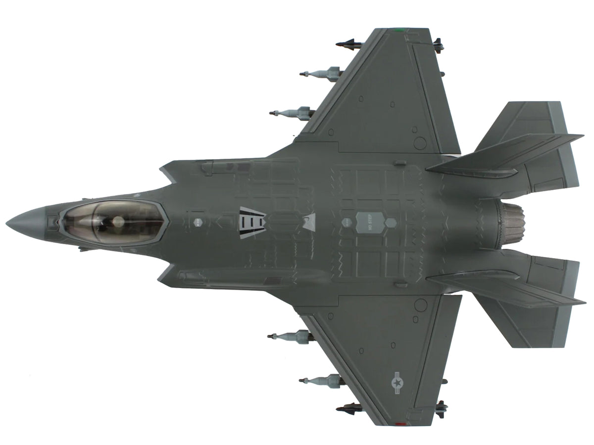 Lockheed Martin F-35A Lightning II Aircraft "100th Fighter Squadron Alabama Air National Guard" (2023) United States Air Force "Air Power Series" 1/72 Diecast Model