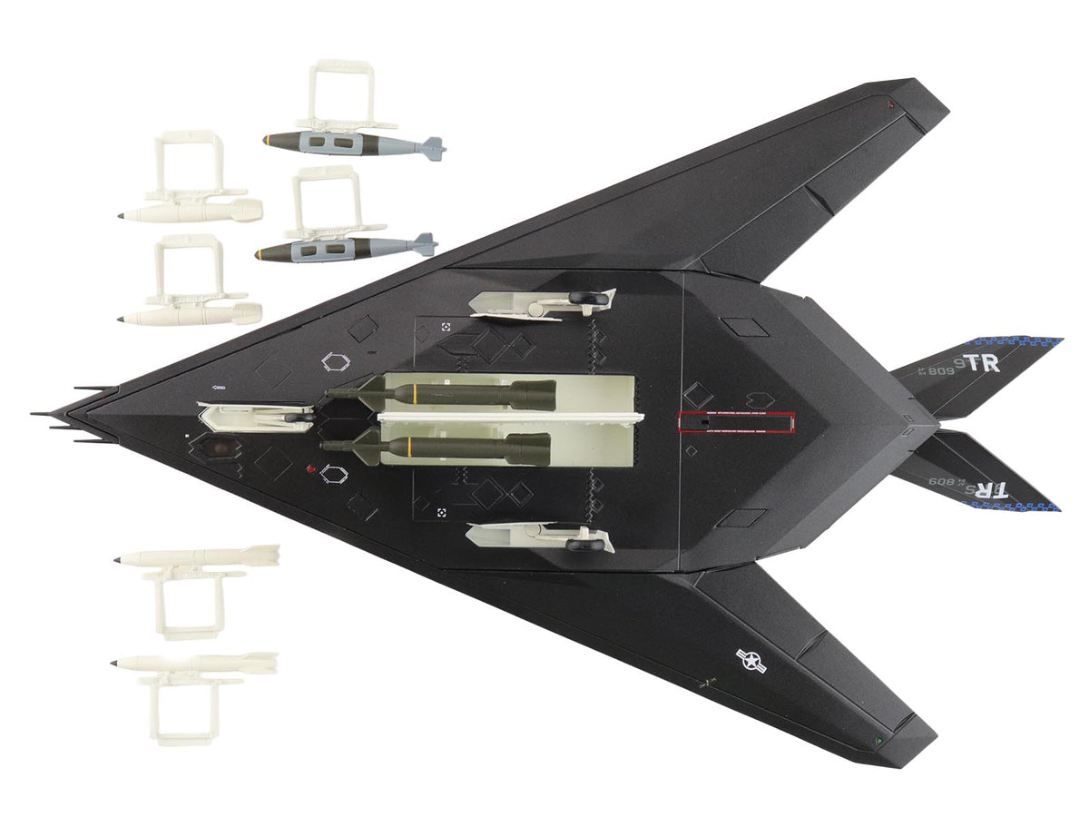 Lockheed YF-117 Nighthawk Stealth Aircraft "79-10782 410th FTS Edwards AFB" (2005) United States Air Force "Air Power Series" 1/72 Diecast Model