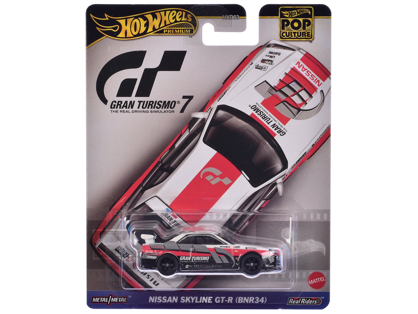 Nissan GT-R Nismo GT3 #23 White "Gran Turismo 7" Video Game Diecast Model Car