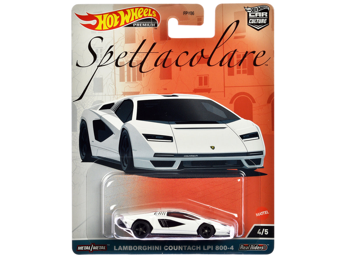 Lamborghini Countach LPI 800-4 White "Spettacolare" Series Diecast Model Car