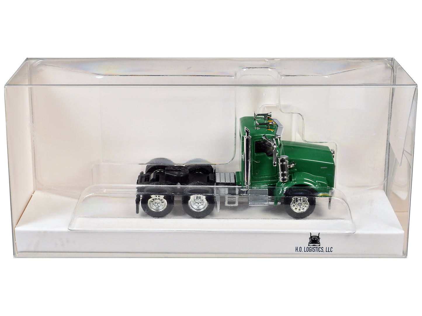 Kenworth T800 Day Cab Green 1/87 (HO) Scale Plastic Model Car