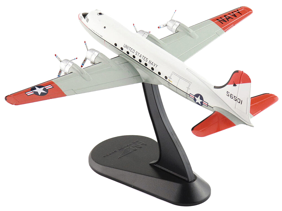 Douglas C-54Q Skymaster Transport Aircraft "US Navy Test Pilot School" (1973) United States Navy "Airliner Series" 1/200 Diecast Model
