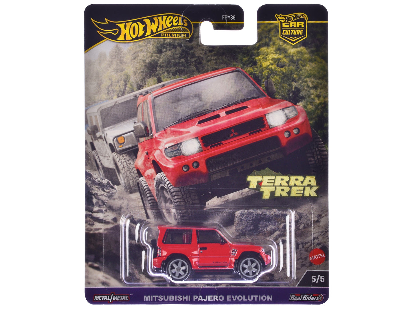 Mitsubishi Pajero Evolution RHD (Right Hand Drive) Red "Terra Trek" Series Diecast Model Car