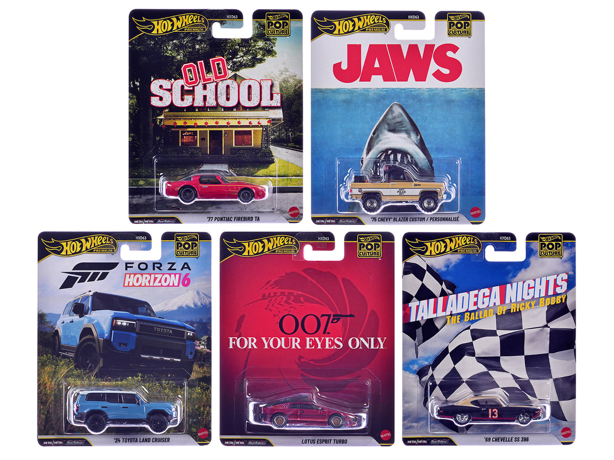 "Pop Culture 2026" 5 piece Set T "Premium Series" Diecast Model Cars