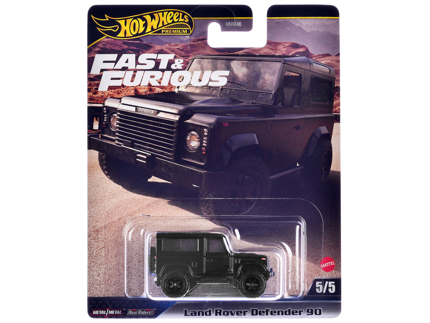 Land Rover Defender 90 Black "F9" (2021) Movie "Fast & Furious" Series Diecast Model Car