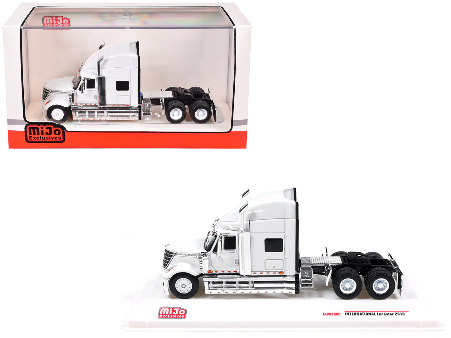 2010 International Lonestar Truck Tractor White 1/64 Diecast Model