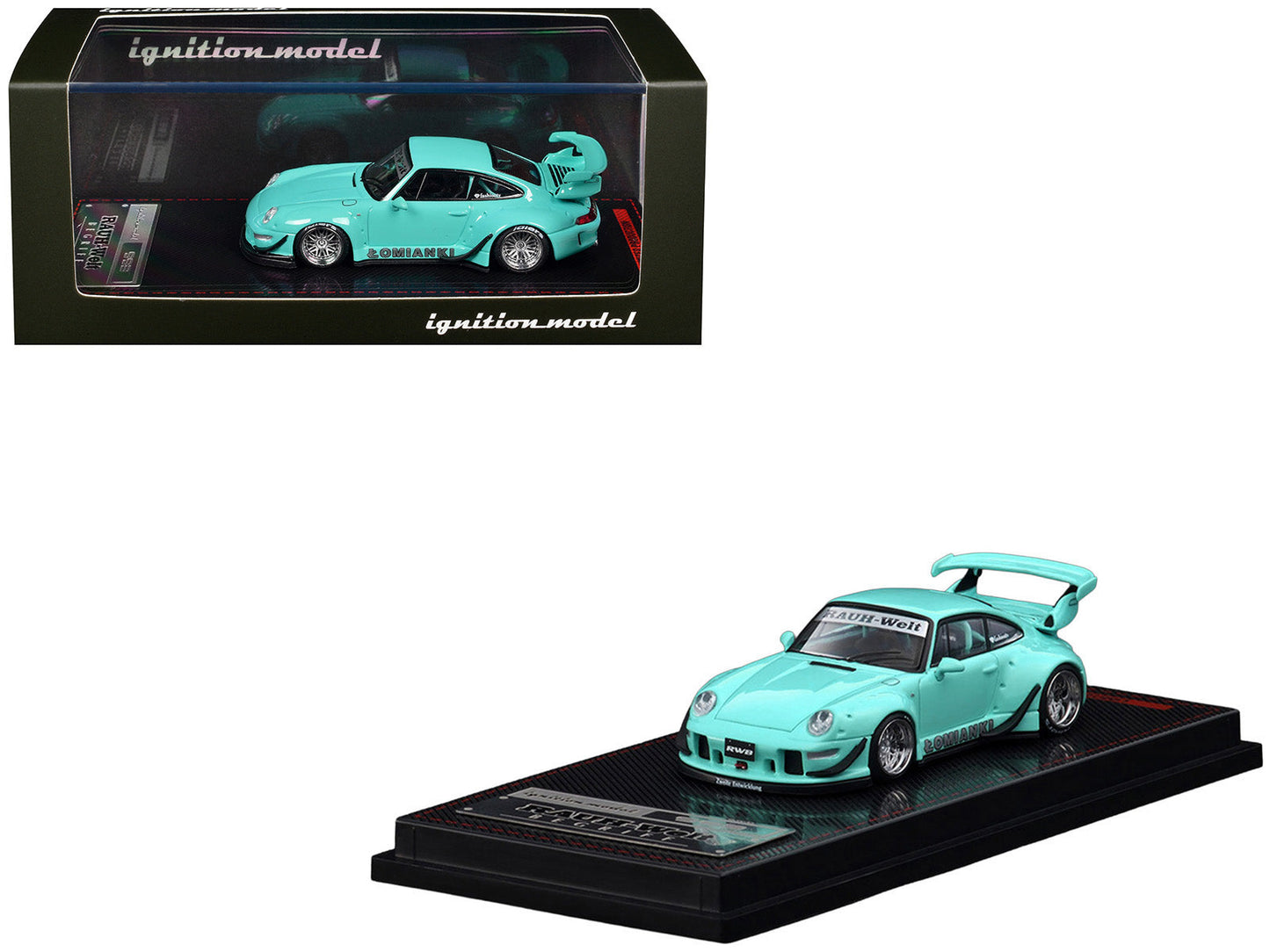 RWB 993 "Lomianki" Blue Green 1/64 Diecast Model Car