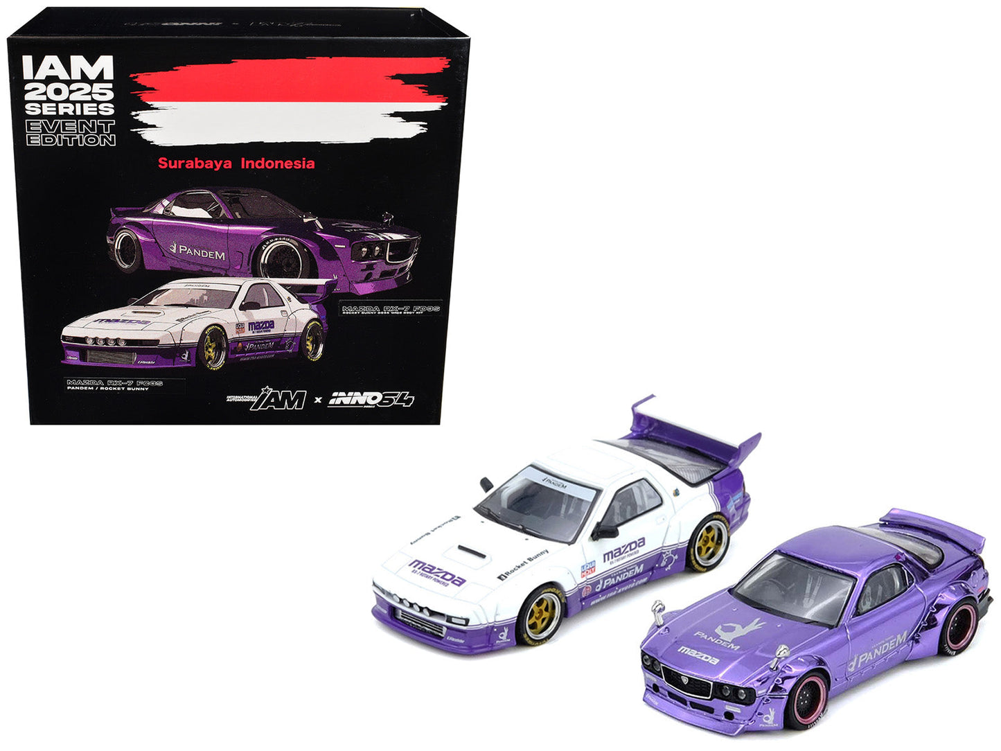 International Automotive Modified (IAM) "2025 Surayaba Indonesia" Box Set of 2 Pieces 1/64 Diecast Model Cars