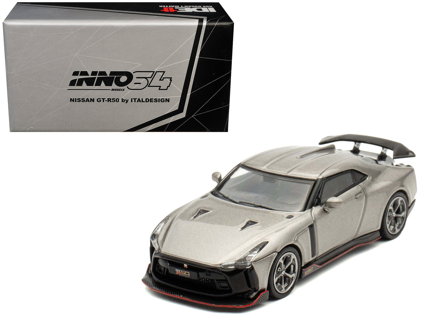 Nissan GT-R50 By ItalDesign Gray Metallic "Indonesia Diecast Expo 2024 Exclusive Edition" 1/64 Diecast Model Car
