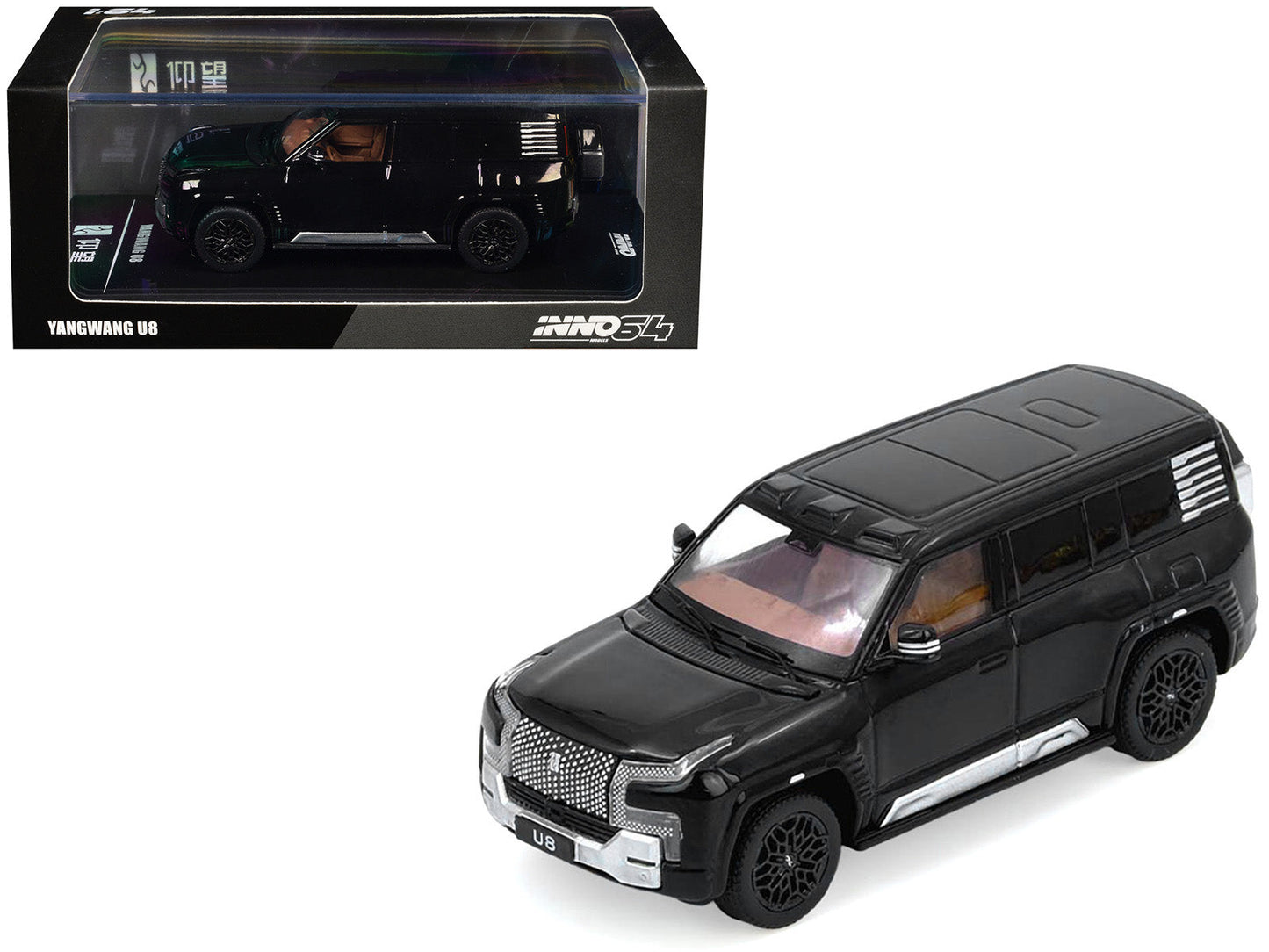 Yangwang U8 Black 1/64 Diecast Model Car