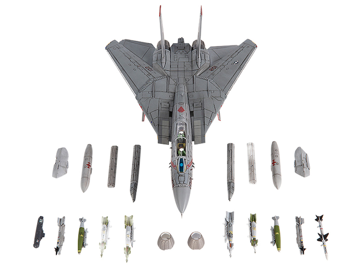 Grumman F-14B Tomcat Fighter Aircraft "VF-102 Diamondbacks Operation Enduring Freedom" (2001) United States Navy 1/72 Diecast Model