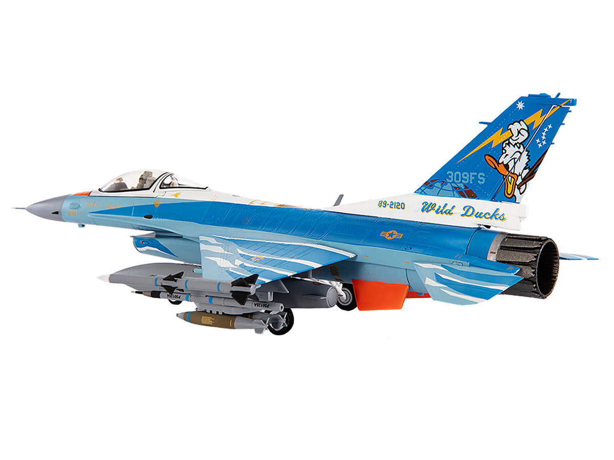 Lockheed F-16C Fighting Falcon Fighter Aircraft "309th Fighter Squadron 56th Operations Group Wild Ducks" (2022) United States Air Force 1/72 Diecast Model
