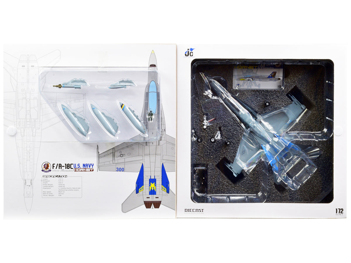 F/A-18C U.S. Navy Hornet Fighter Aircraft "VFA-82 Marauders" Limited Edition to 600 pieces Worldwide 1/72 Diecast Model