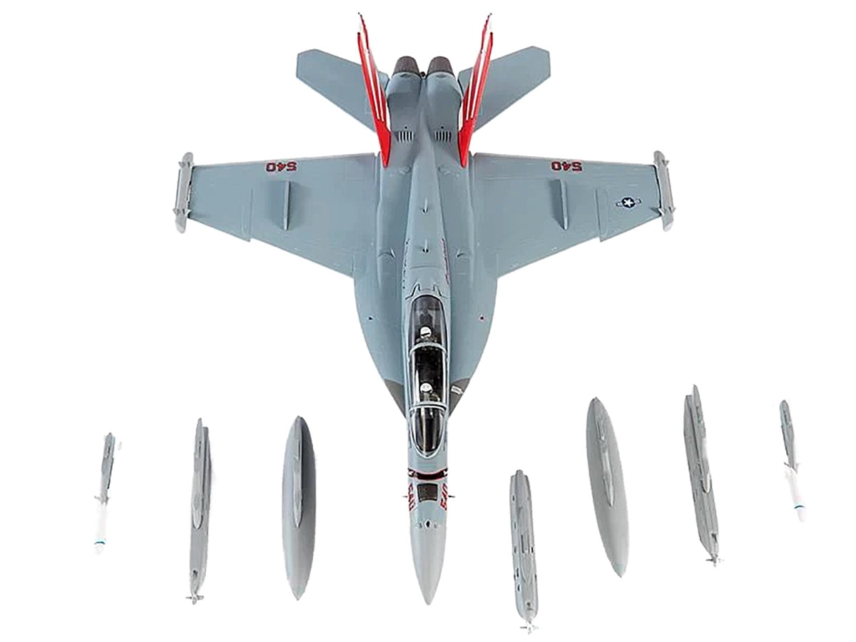 Boeing EA-18G Growler Aircraft "VAQ-132 Scorpions" United States Navy 1/72 Diecast Model