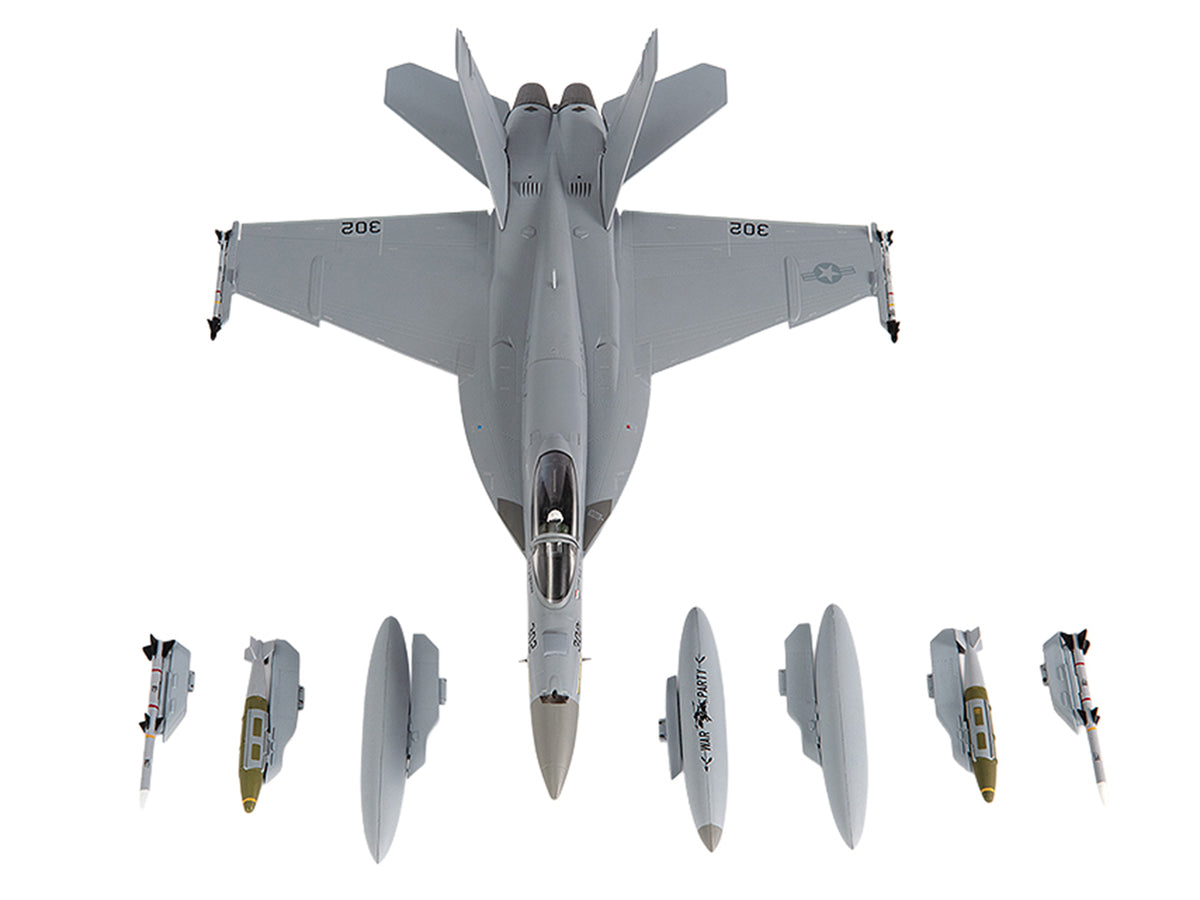 Boeing F/A-18E Super Hornet Aircraft "VFA-87 Golden Warriors USS George H. W. Bush" (2017) United States Navy 1/72 Diecast Model