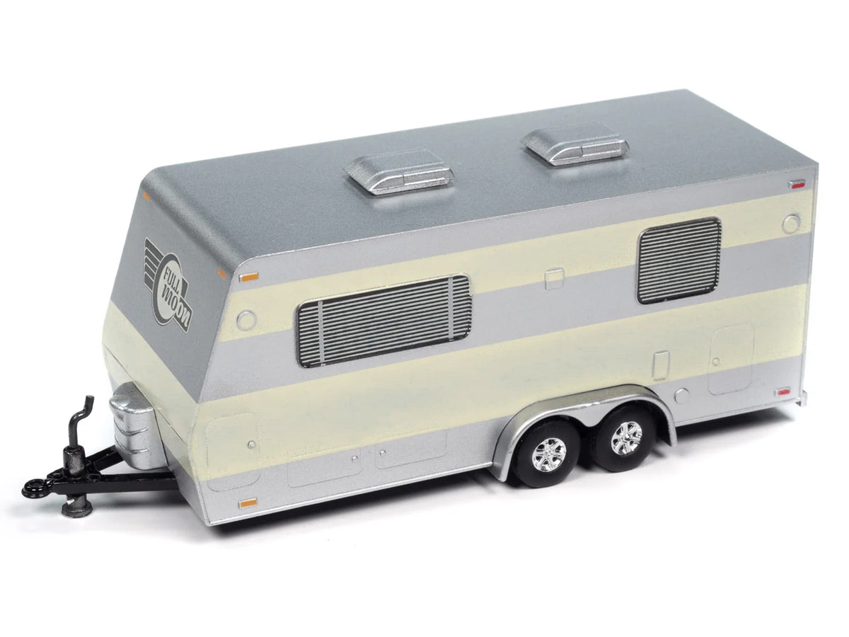 1953 Buick Super Cream with Travel Trailer Limited Edition "Tow & Go" Series 1/64 Diecast Model Car