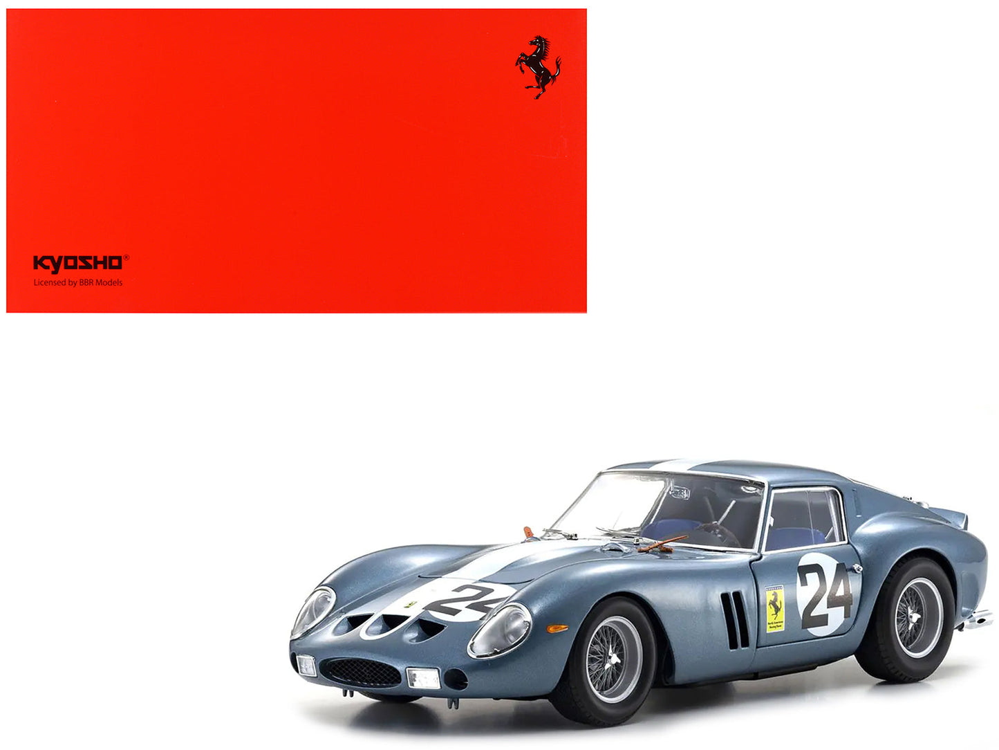Ferrari 250 GTO #24 Phil Hill - Olivier Gendebien 2nd Place "Sebring 12 Hours" (1962) 1/18 Diecast Model Car