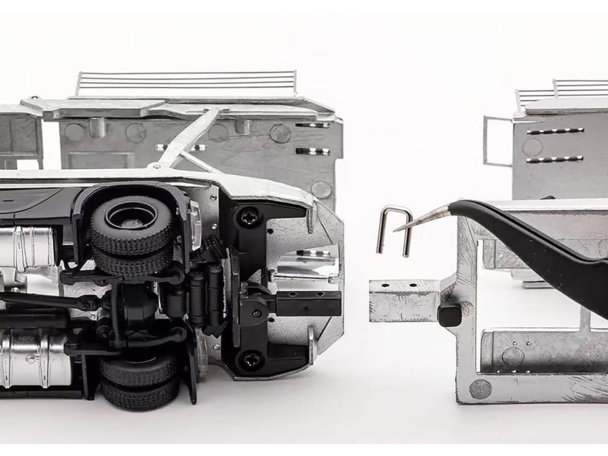 Mercedes-Benz Actros Auto Transporter White 1/64 Diecast Model