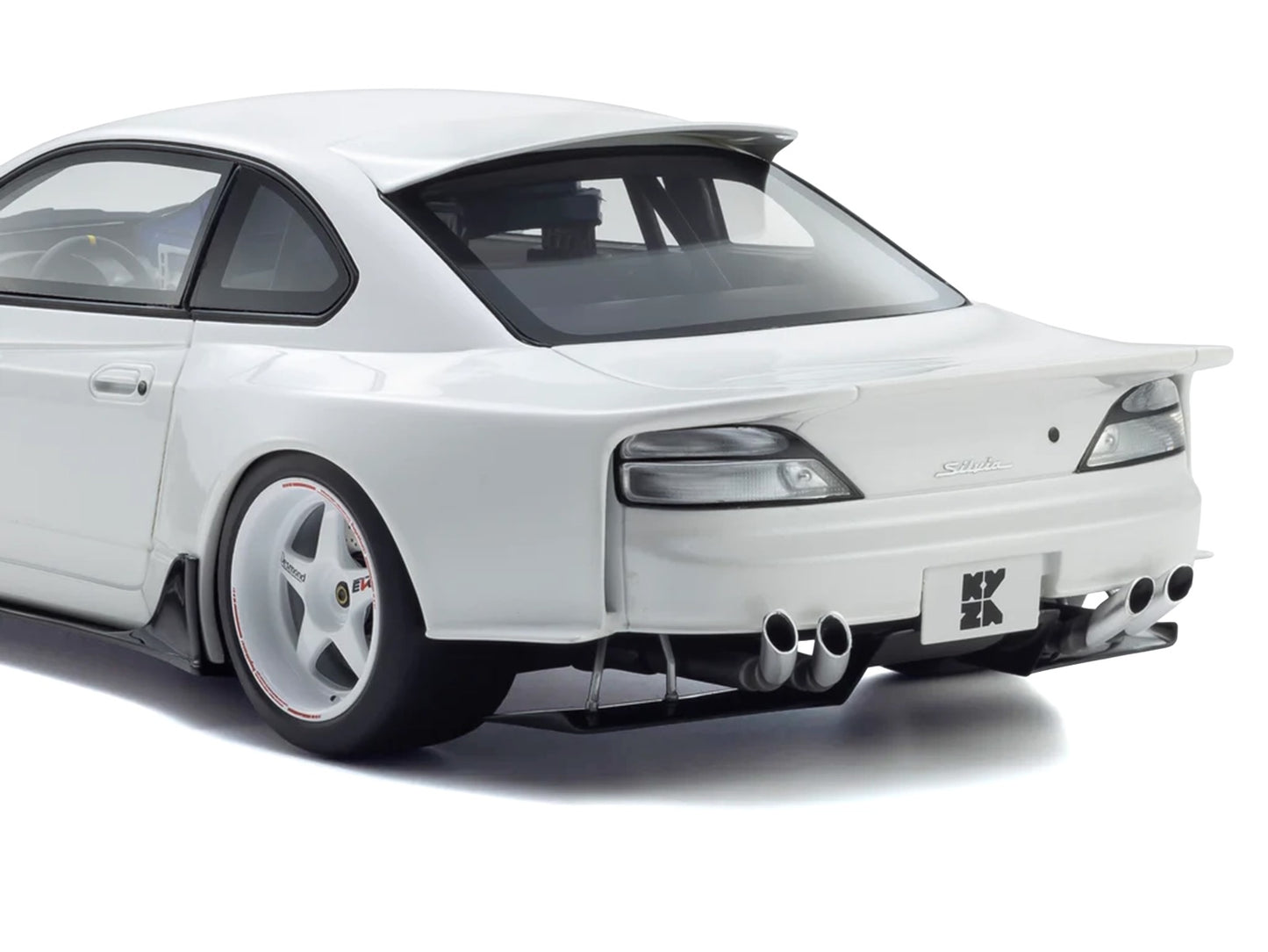 Nissan Silvia (S15) "Khyzyl Saleem" White 1/18 Model Car