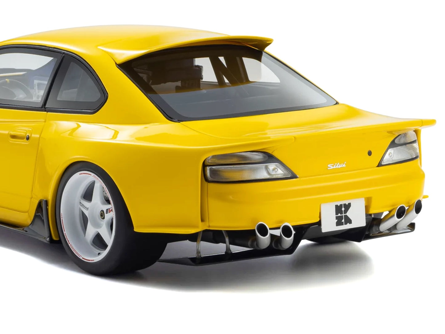 Nissan Silvia (S15) "Khyzyl Saleem" Yellow 1/18 Model Car