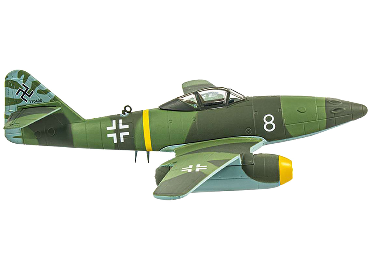 Messerschmitt Me 262 Fighter Aircraft "White 8 258 aerial victory ace Walter Nowotny Kommando Nowotny Germany" (1944) German Luftwaffe 1/72 Diecast Model Airplane