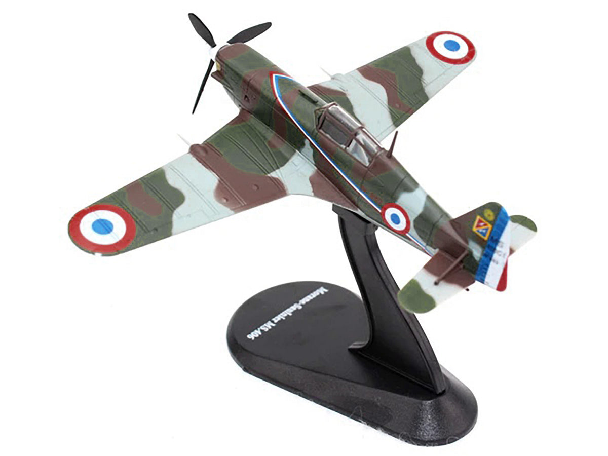 Morane-Saulnier MS.406 Fighter Aircraft "3/4 Escadrille GC II/3" Armee de l'Air (French Air Force) (1940) "Planes of World War II" Series 1/72 Diecast Model Airplane