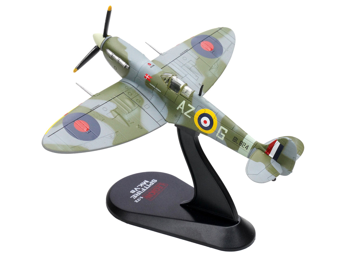 Supermarine Spitfire Mk Vb Fighter Aircraft "BL924 Pilot Officer Aksel Svendsen Danish Presentation Spitfire Valdemar Atterdag No. 234 Madras Presidency Squadron" (1942) Royal Air Force 1/72 Diecast Model