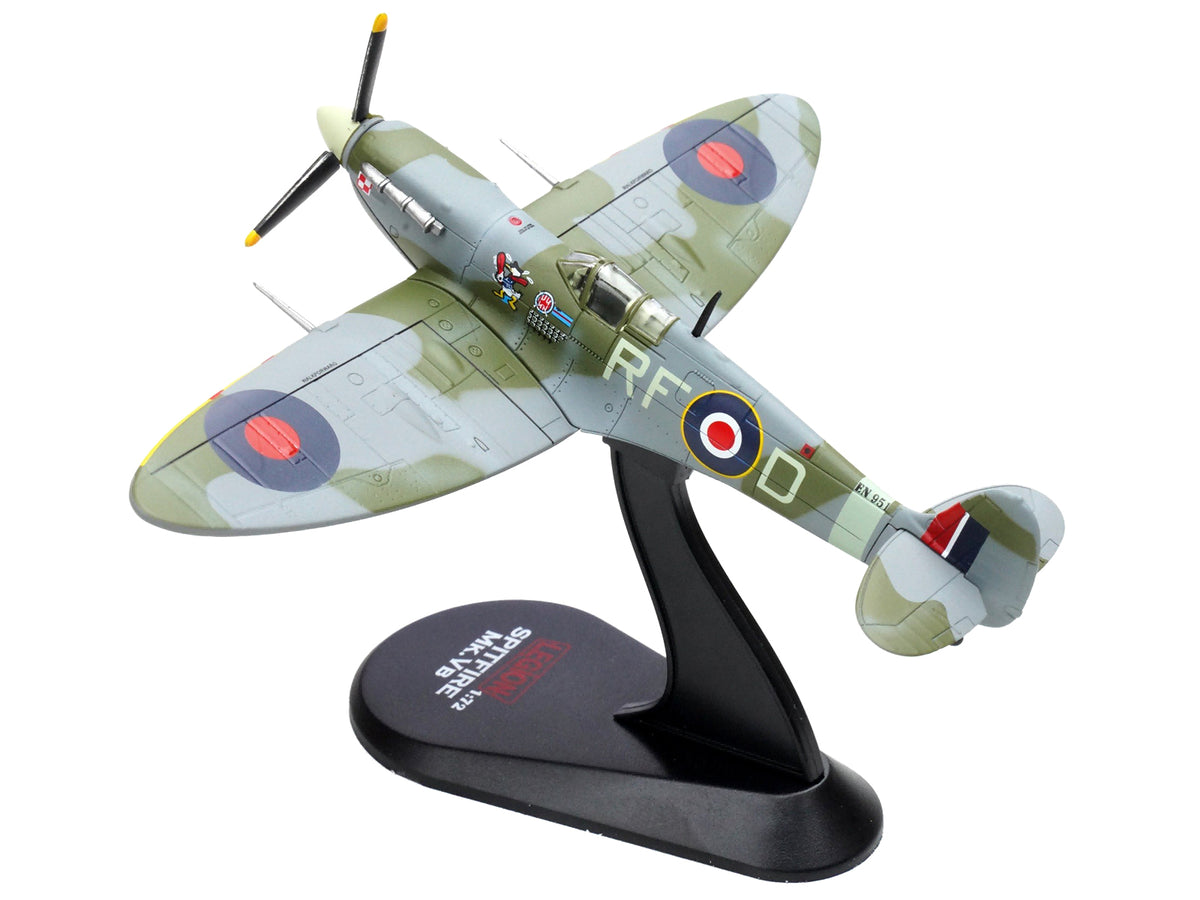 Supermarine Spitfire Mk Vb Fighter Aircraft "EN951 Ace Jan Zumbach No. 303 Polish Kosciuszko Squadron" (1943) Royal Air Force 1/72 Diecast Model