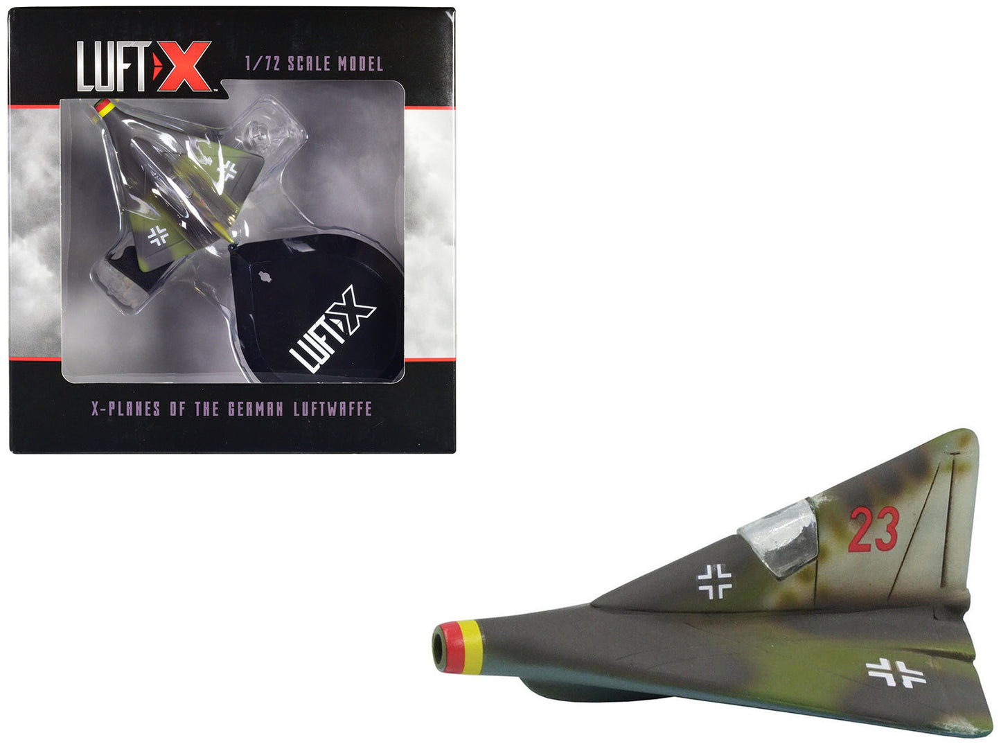 Lippisch P.13a Aircraft Prototype #23 German Luftwaffe model 1/72 Model