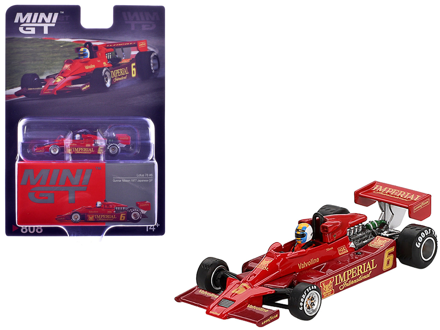 Lotus 78 #6 Gunnar Nilsson "John Player Team Lotus" Formula One F1 "Japanese GP" (1977) Limited Edition 1/64 Diecast Model Car