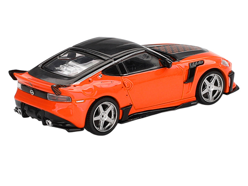 Nissan Z VeilSide FFZ400 Orange with Black Top Limited Edition 1/64 Diecast Model Car
