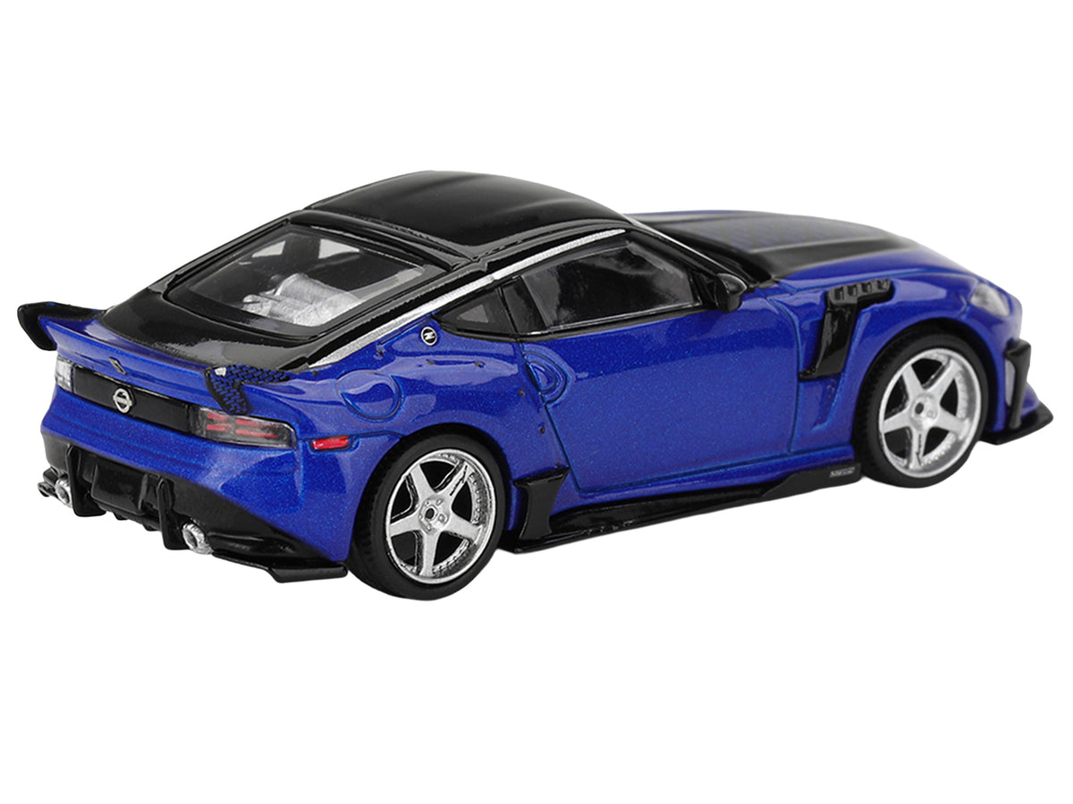 Nissan Z VeilSide FFZ400 Seiran Blue Metallic with Black Top Limited Edition 1/64 Diecast Model Car