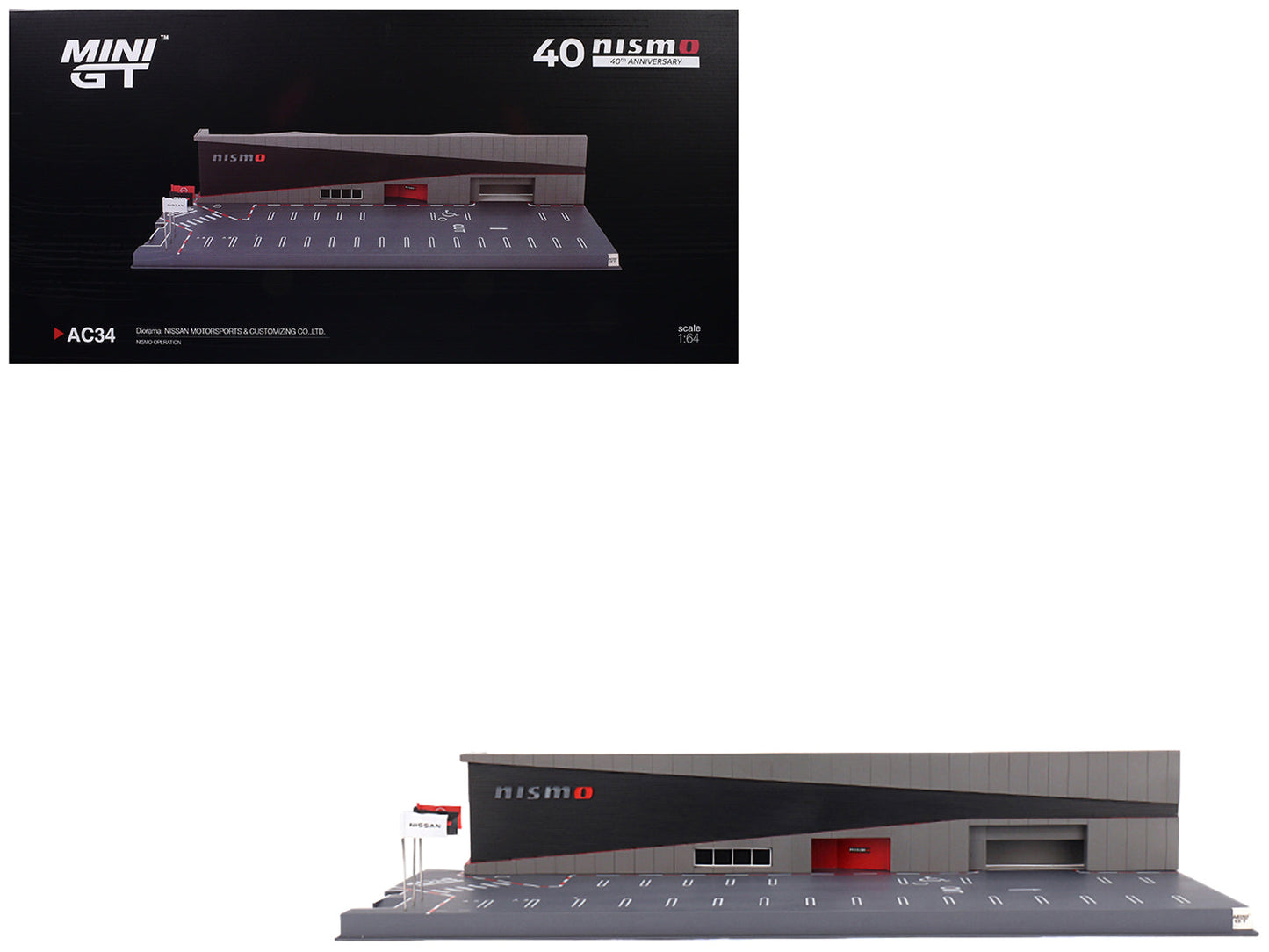 Nissan Motorsports & Customizing Co. Ltd. NISMO Operation Diorama 1/64 Model