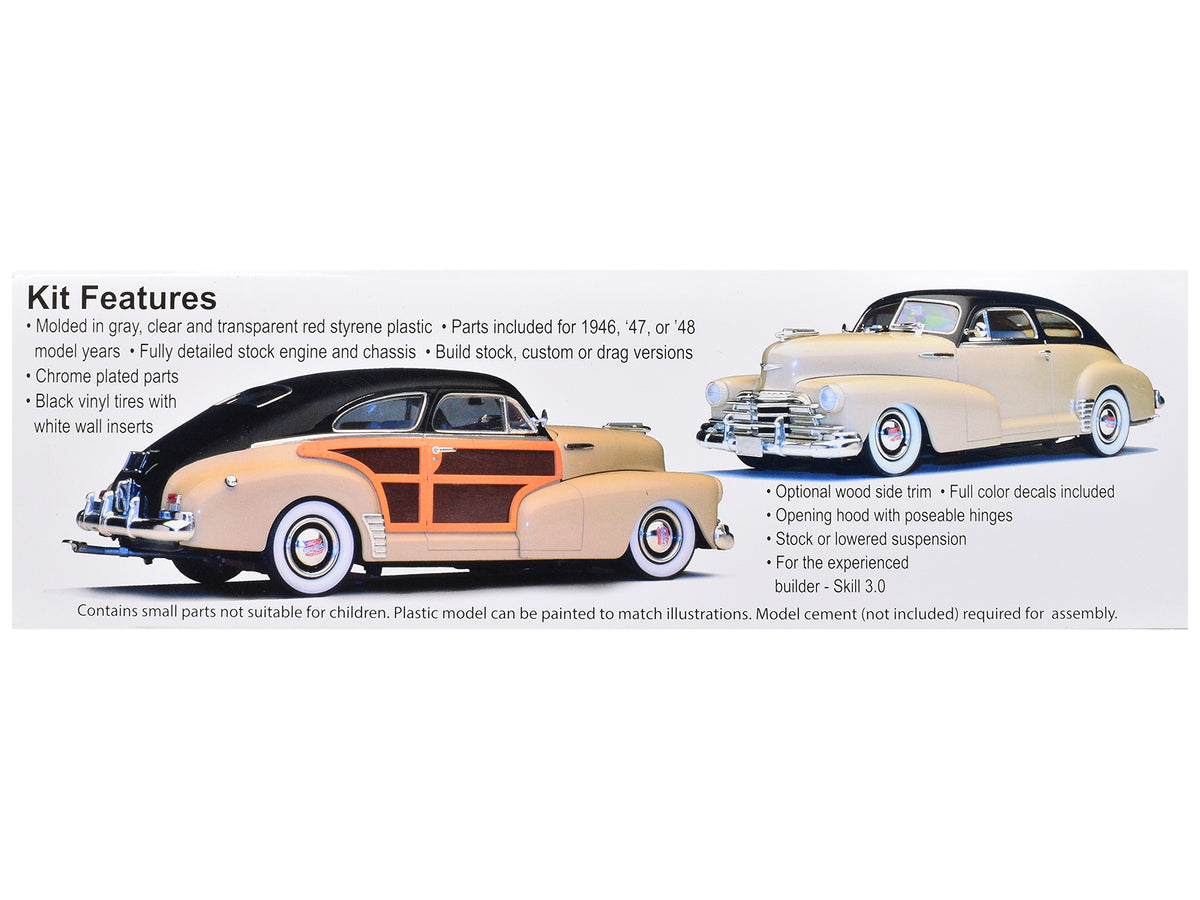 Skill 3 Model Kit 1947 Chevrolet Fleetmaster 3-in-1 Kit 1/25 Scale Model