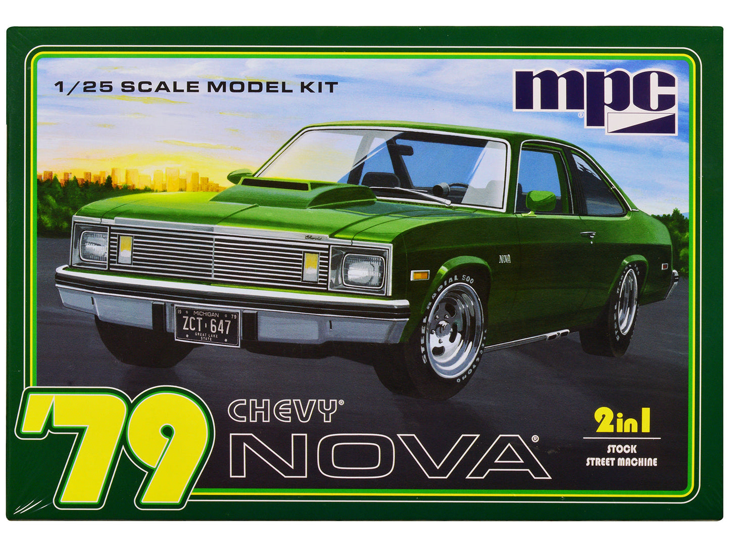 Skill 2 Model Kit 1979 Chevrolet Nova 2-in-1 Kit 1/25 Scale Model