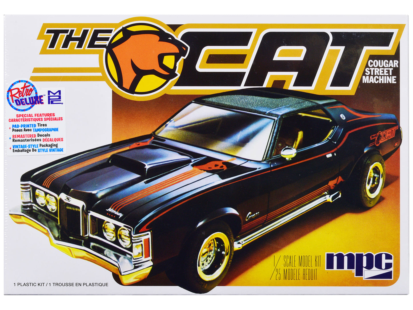 Skill 2 Model Kit 1973 Mercury Cougar "The Cat" 1/25 Scale Model