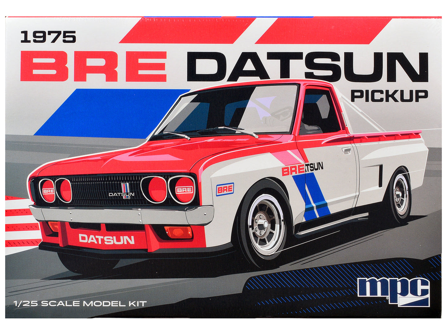 Skill 2 Model Kit 1975 Datsun Pickup Truck "BRE" 1/25 Scale Model
