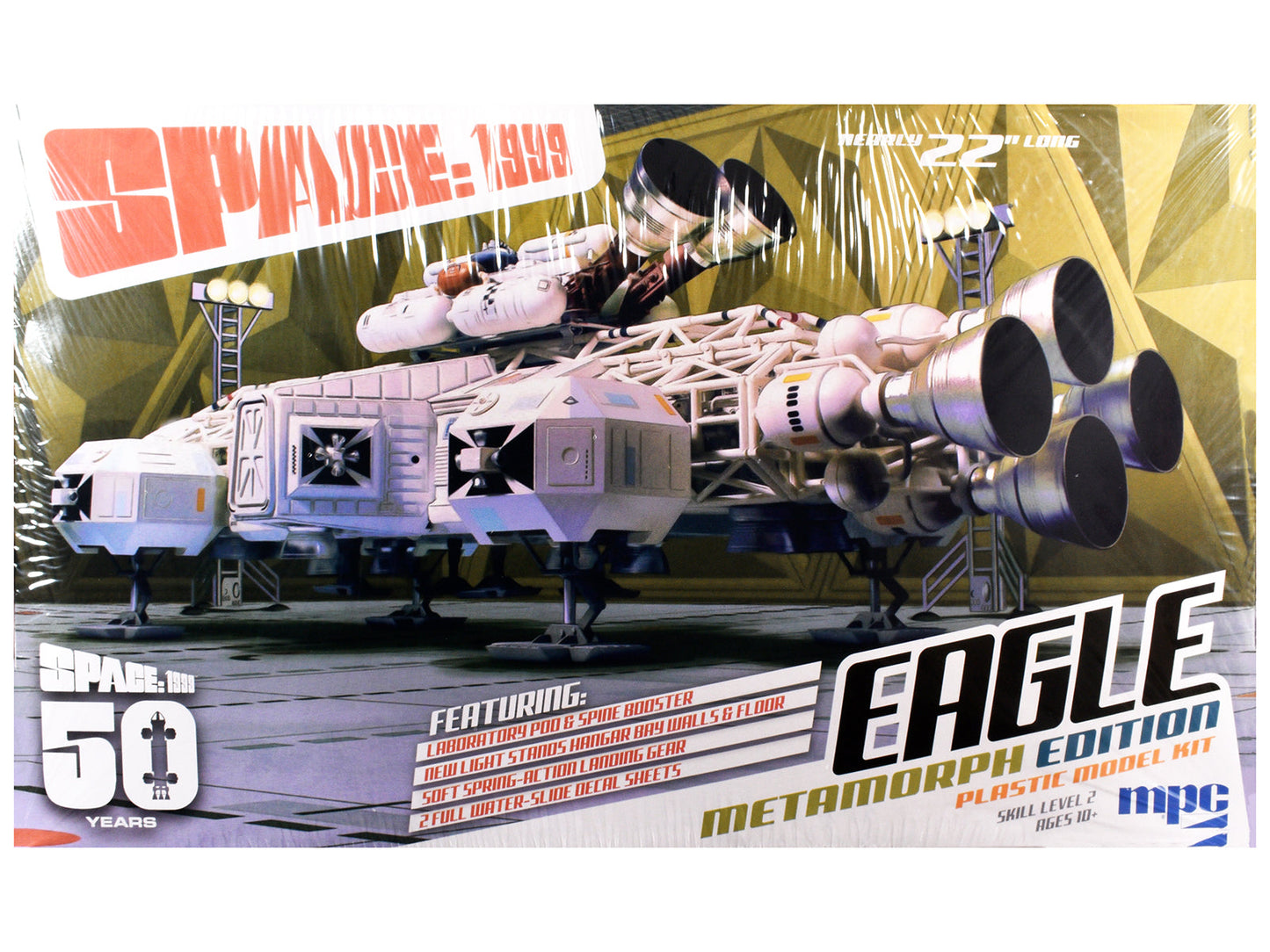 Skill 2 Model Kit Eagle Transporter Metamorph Edition "Space: 1999" (1975-1977) TV Series 1/48 Scale Model