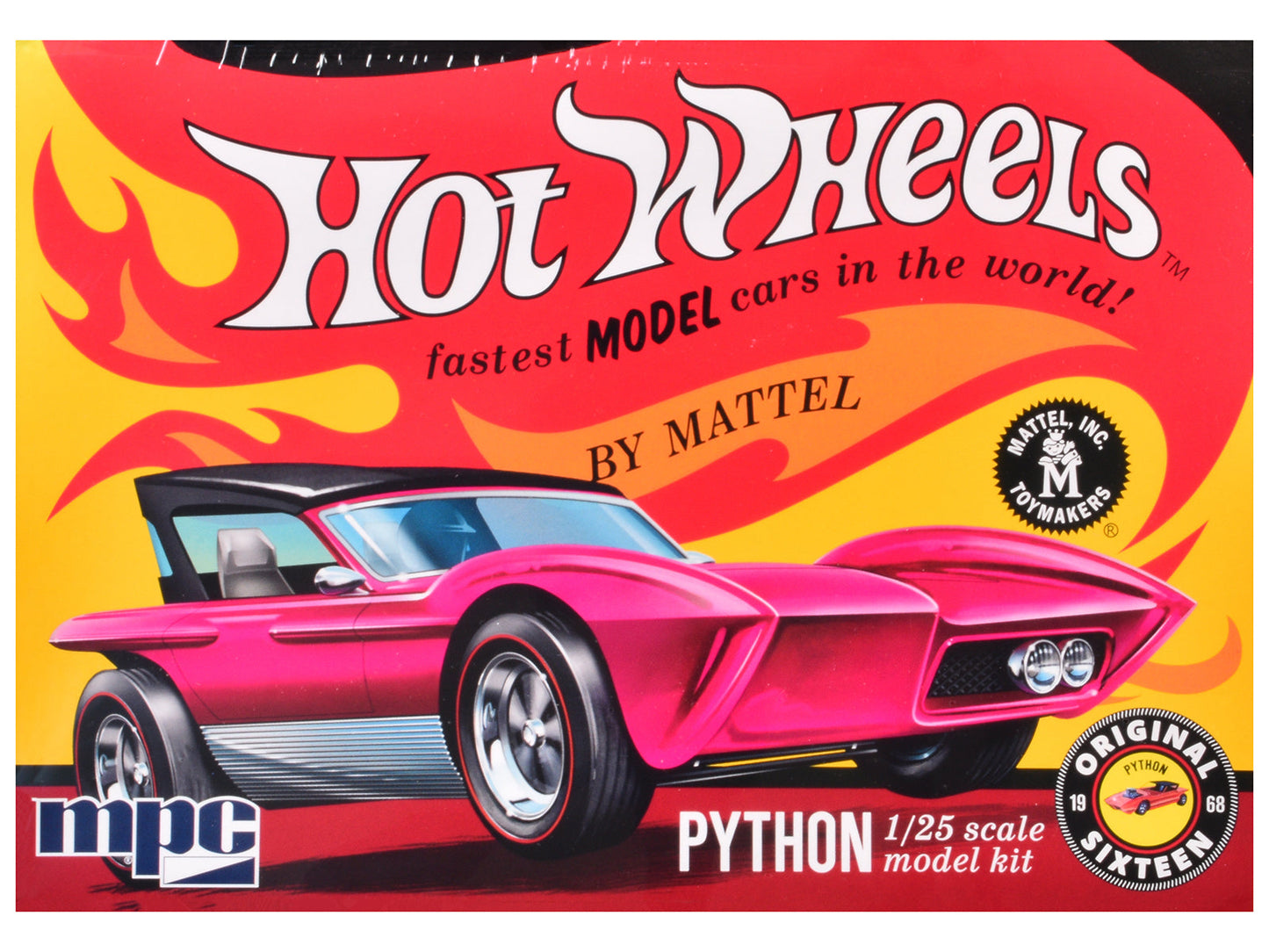 Skill 2 Model Kit Python Car "Hot Wheels" 1/25 Scale Model
