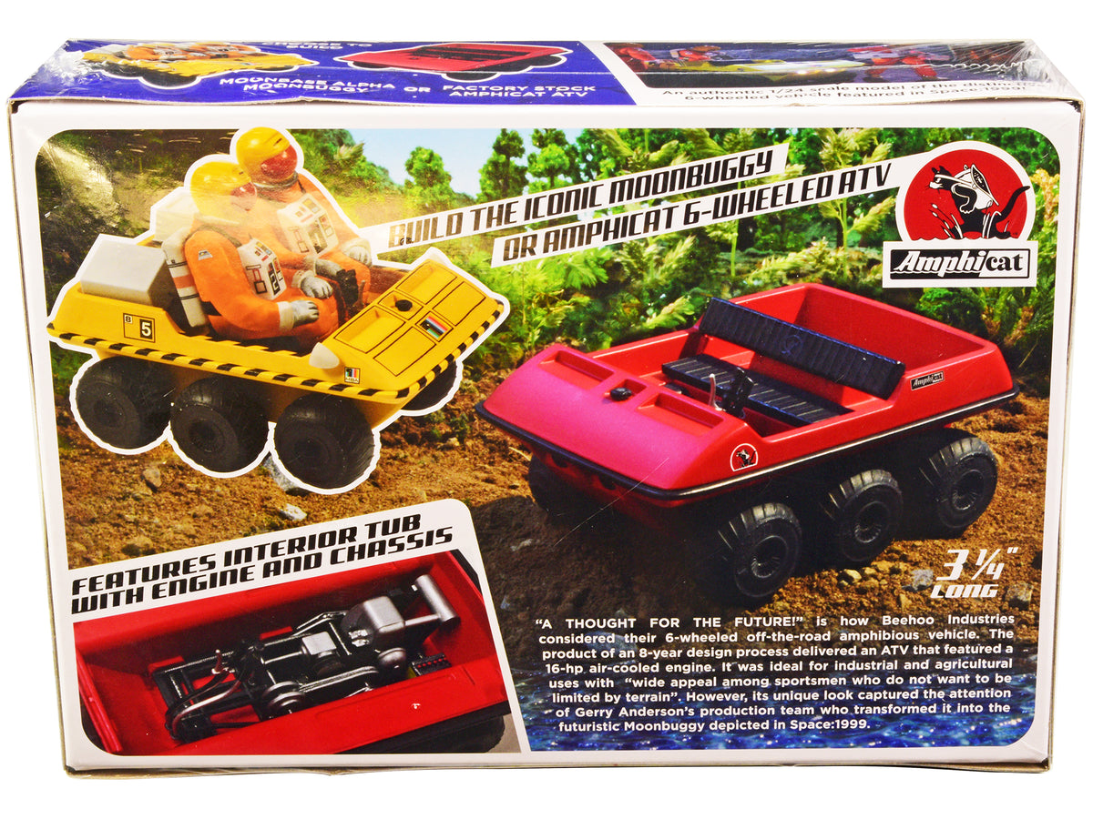 Skill 2 Moonbuggy/Amphicat 6-Wheeled ATV "Space: 1999" (1975-1977) TV Show 2-in-1 Model Kit 1/24 Scale Model