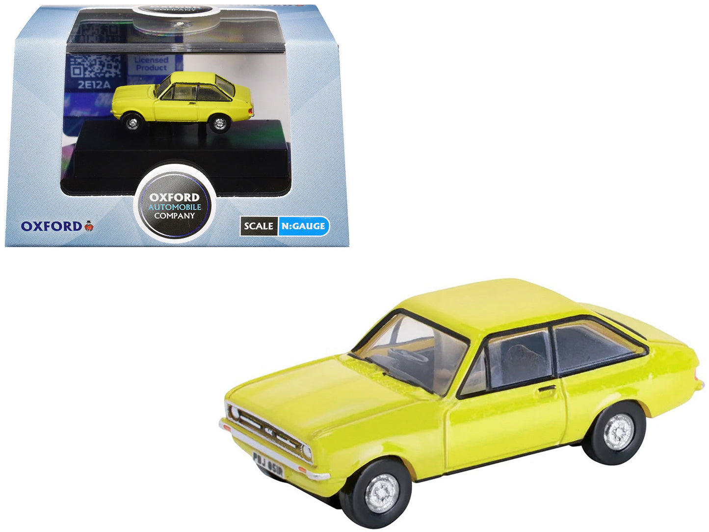 Ford Escort Mk2 RHD (Right Hand Drive) Signal Yellow 1/148 (N) Scale Diecast Model Car