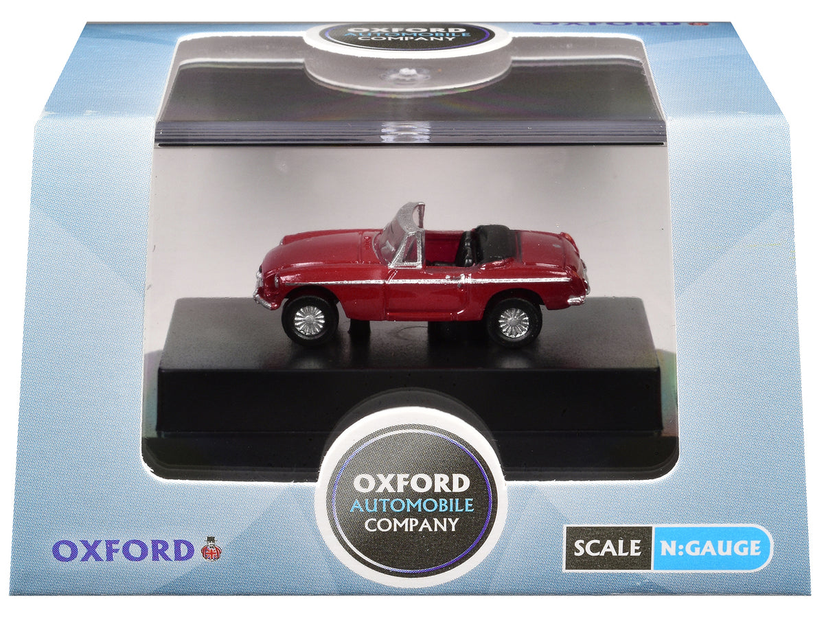 MG MGB Roadster RHD (Right Hand Drive) Tartan Red 1/148 (N) Scale Diecast Model Car