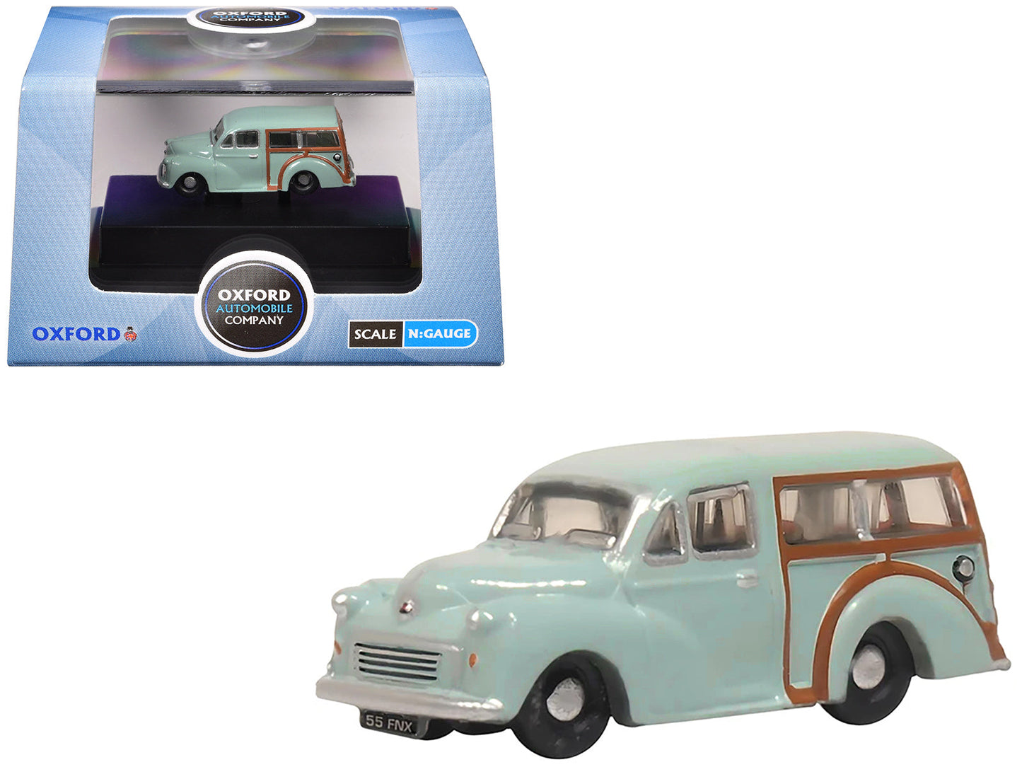 Morris Minor Traveller Smoke Gray 1/148 (N) Scale Diecast Model Car