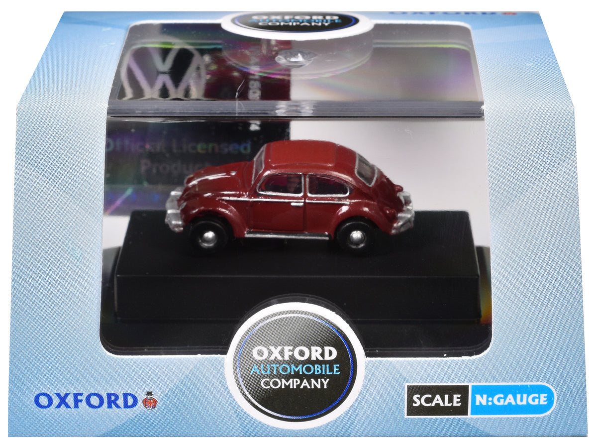 Volkswagen Beetle Ruby Red 1/148 (N) Scale Diecast Model Car
