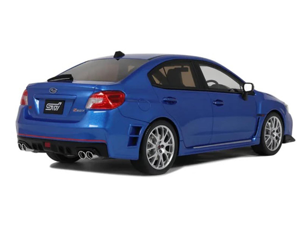 2015 Subaru WRX Sti S207 RHD (Right Hand Drive) Blue Pearl Metallic Limited Edition to 2000 pieces Worldwide 1/18 Model Car