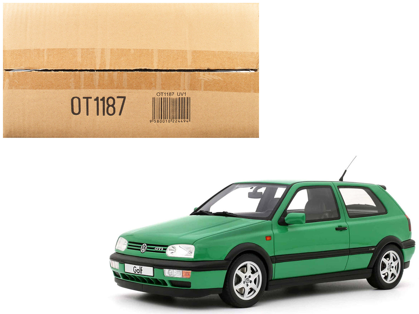 1995 Volkswagen Golf III GTI Salsa Green 1/18 Model Car