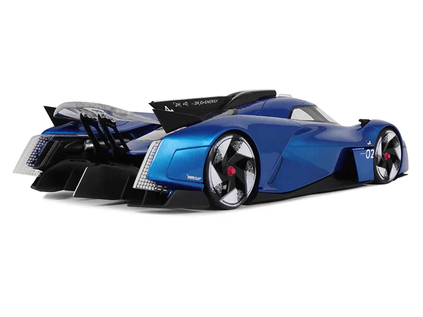 2024 Alpine Alpenglow HY6 Concept Car Specular Blue Metallic 1/18 Model Car