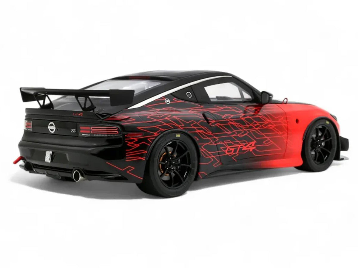 2022 Nissan Z GT4 #23 Black with Red Graphics "2022 SEMA Show" 1/18 Model Car