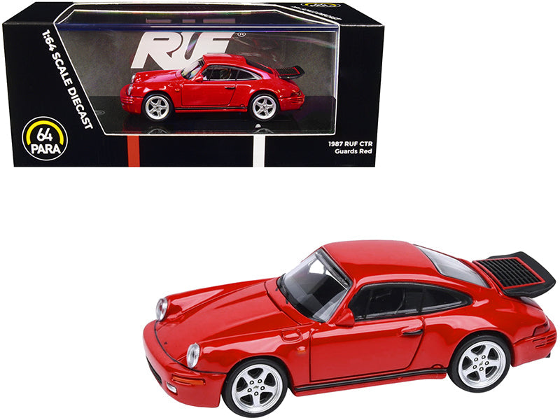 1987 RUF CTR Guards Red 1/64 Diecast Model Car
